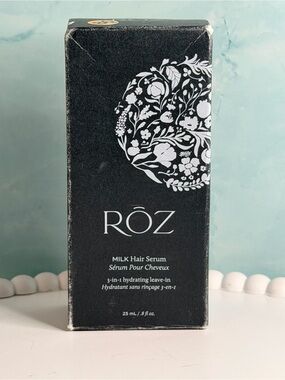 ROZ Milk Hair Serum 0.85oz/ 25 mL Travel Size 3 IN 1 Hydrating Leave-In NIB